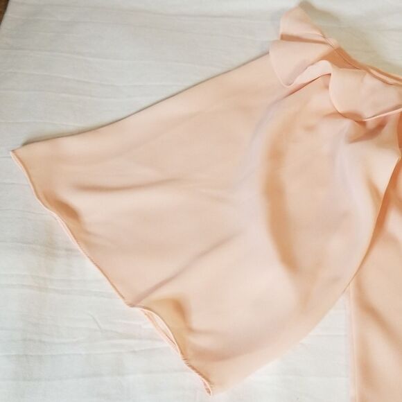 Cliche Flesh Tone Cold Shoulder Blouse - Picture 4 of 6